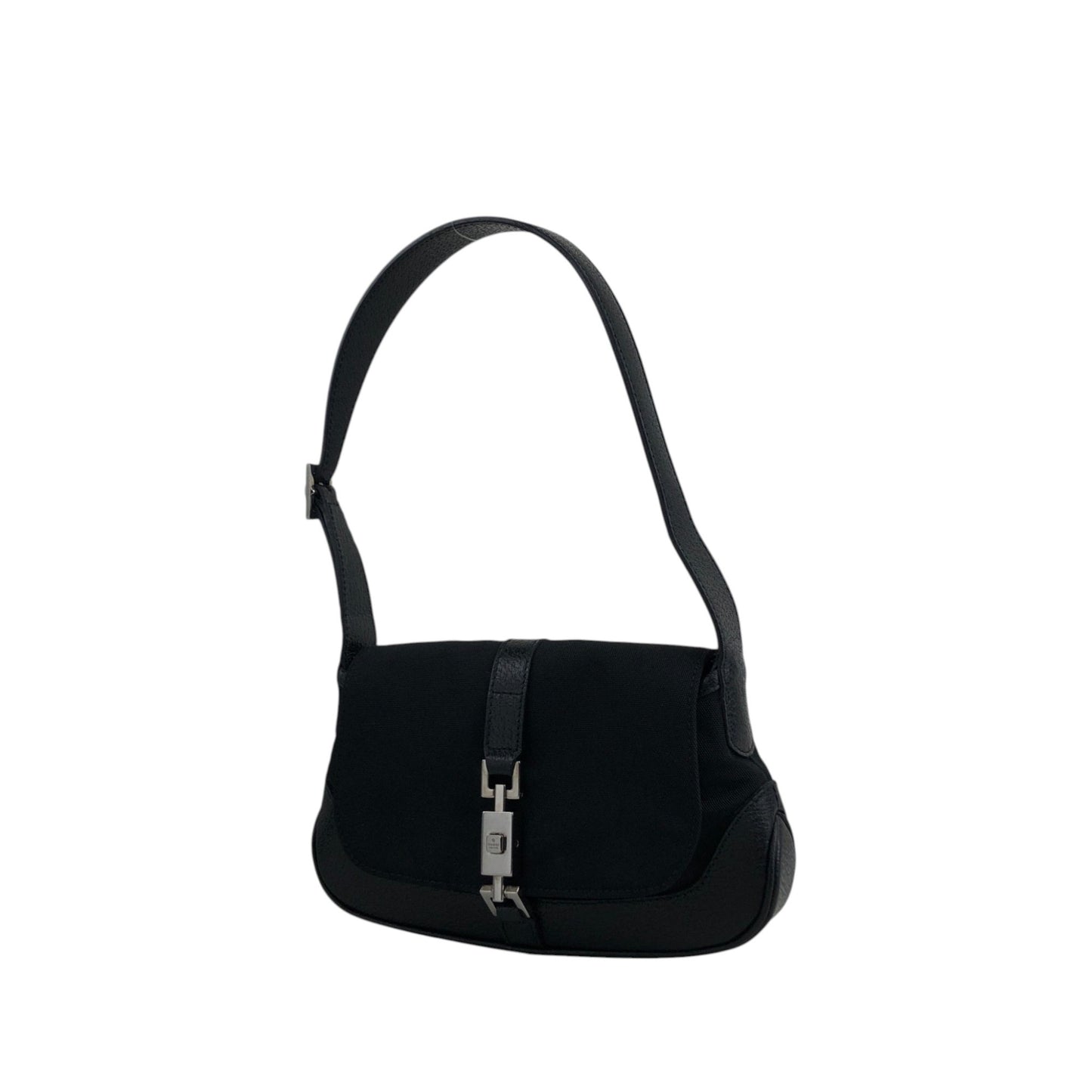 GUCCI Jackie Shoulder bag Black Vintage ja48kk