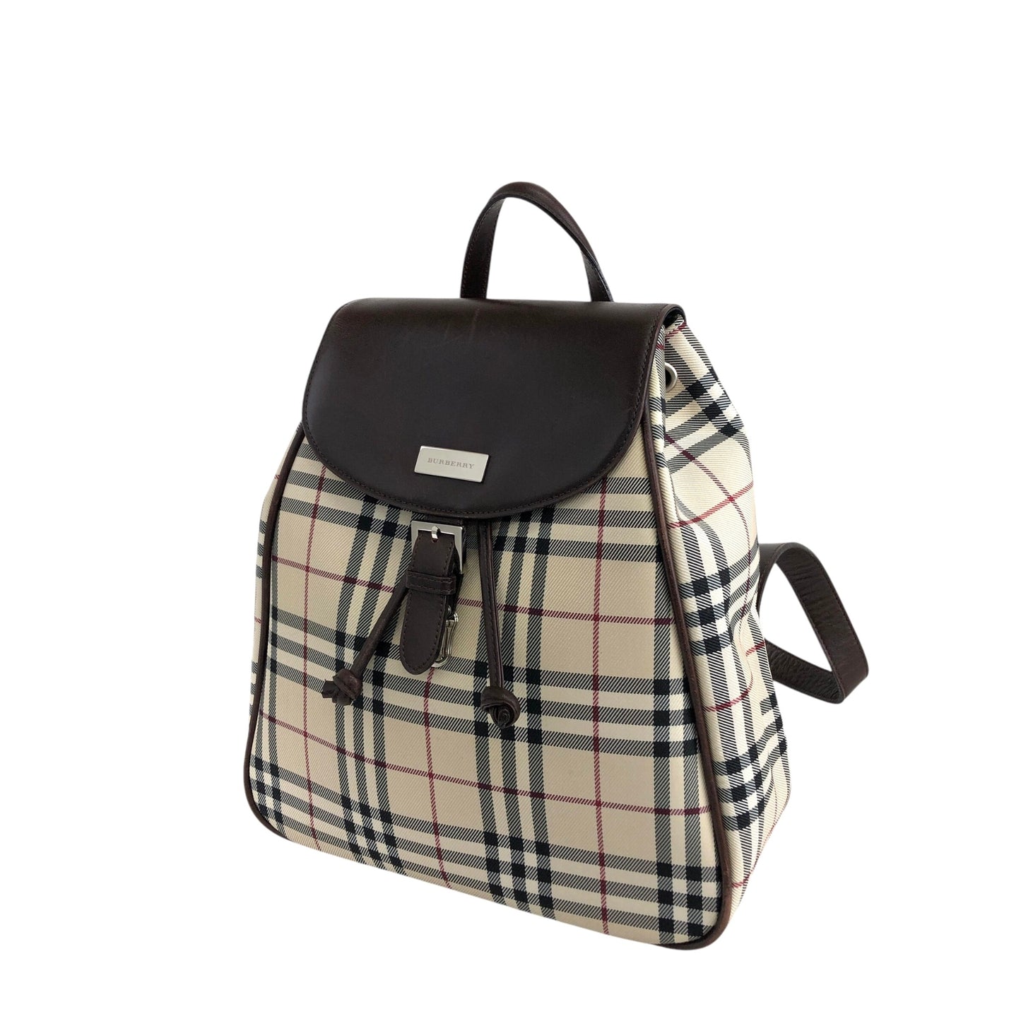 BURBERRY Nova Check Backpack Beige Vintage anxvnm