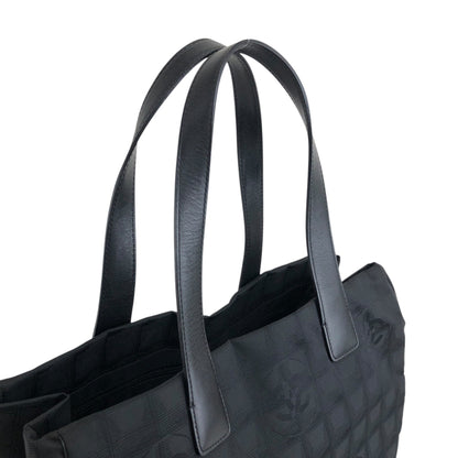 CHANEL New Travel Line Totebag Black Vintage j88xfn