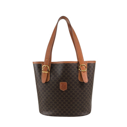 CELINE Macadam Blason Totebag Brown Vintage 53y3ej