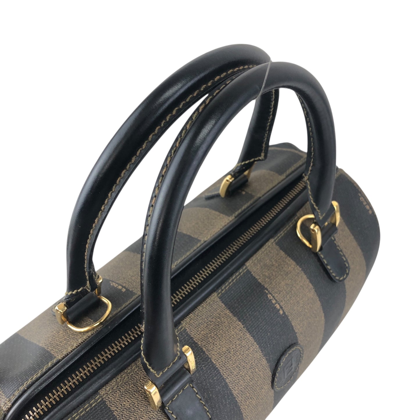 FENDI Two-way Boston bag Black Vintage 63dppy