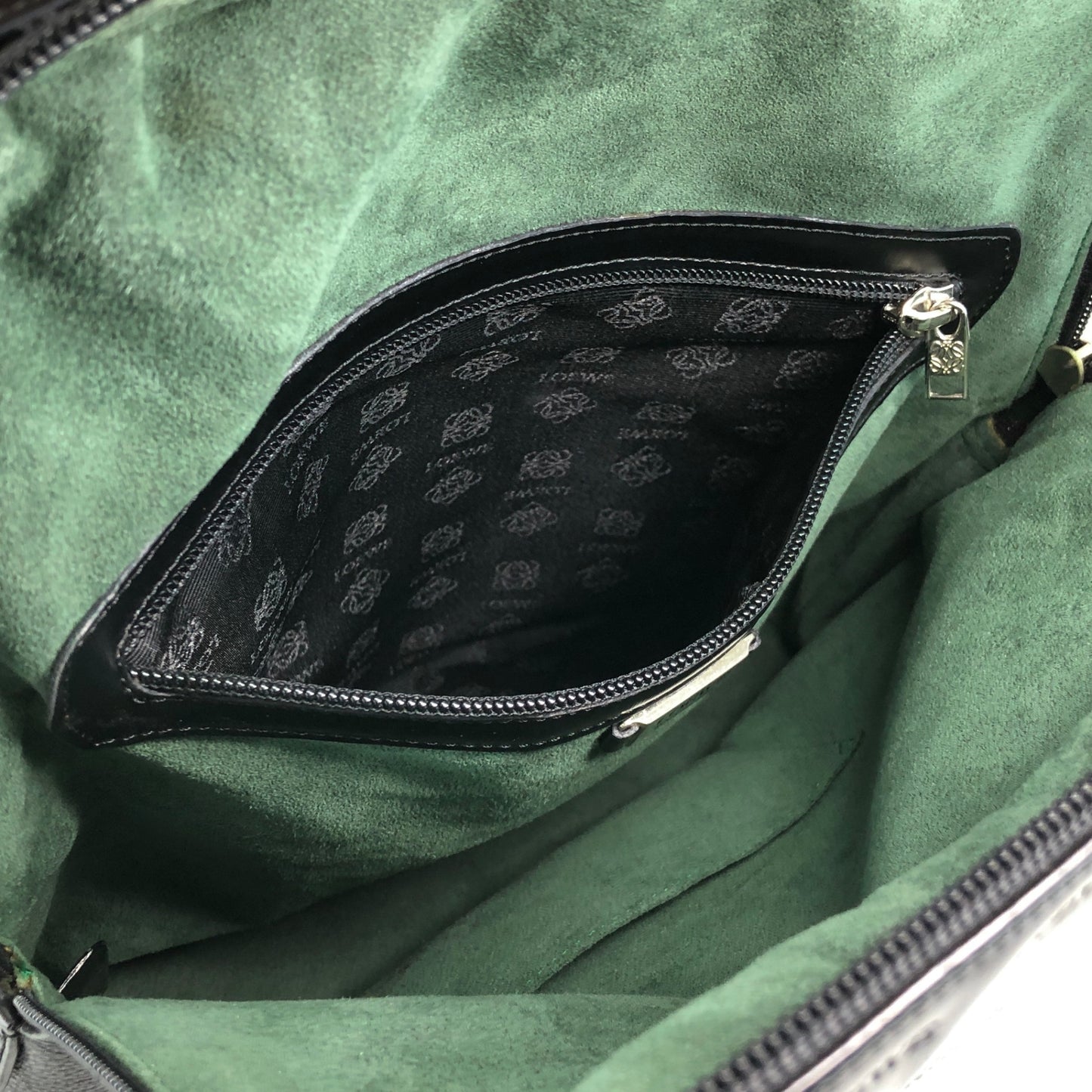 LOEWE Anagram Shoulder bag Black Vintage dmc2d7