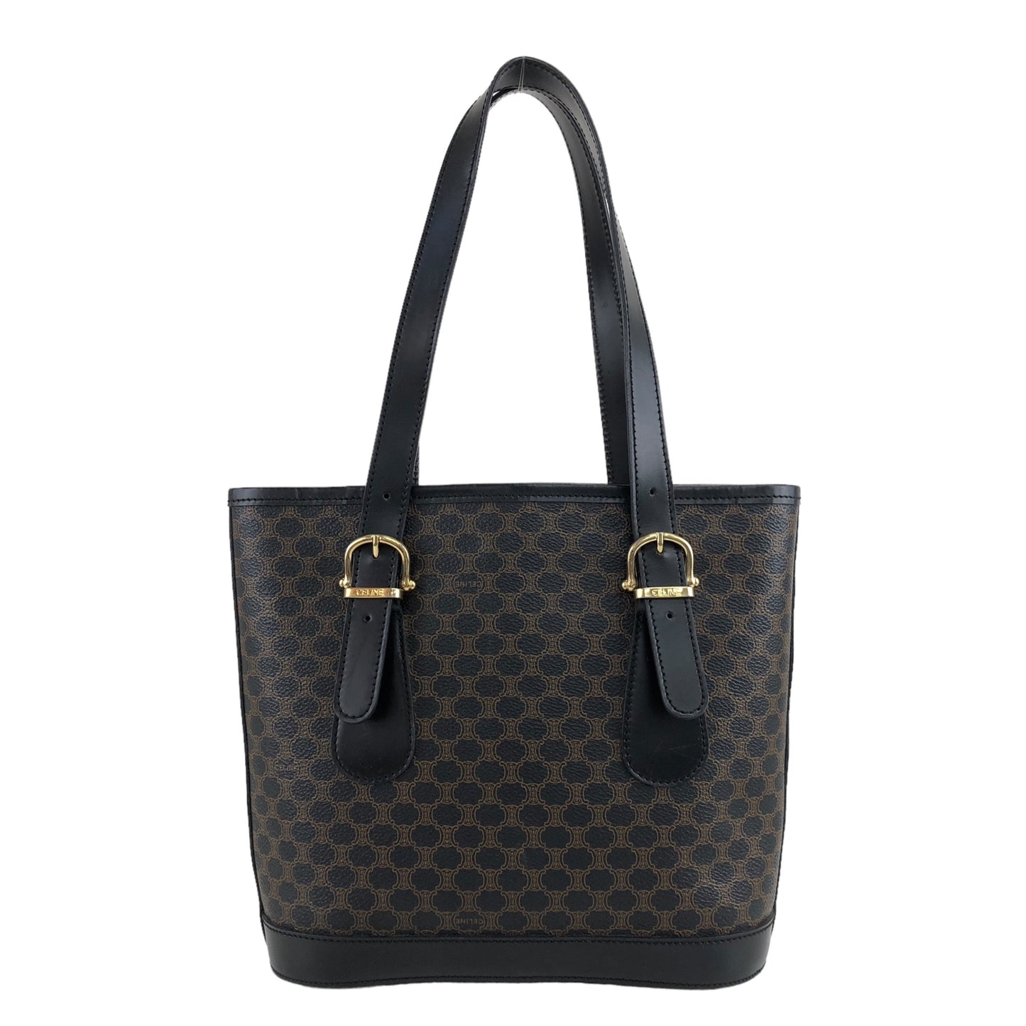 CELINE Macada Shoulder bag Totebag Black Vintage 5i7xnh