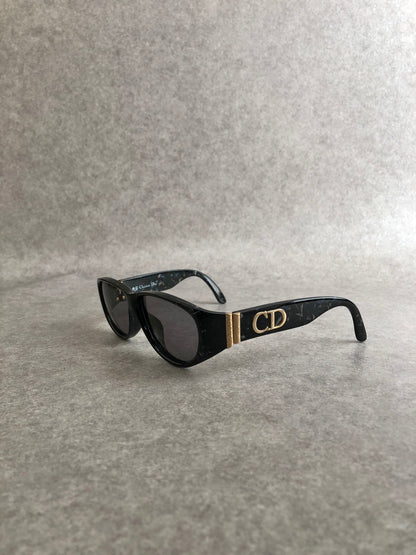 Christian Dior Logo Sunglasses Black Vintage 8p6jj3