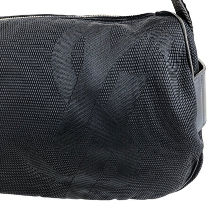 Yves Saint Laurent YSL Logo Shoulder bag Black Vintage p87tb5