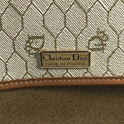 Christian Dior Honeycomb Shoulder bag Beige Vintage vxcu5t