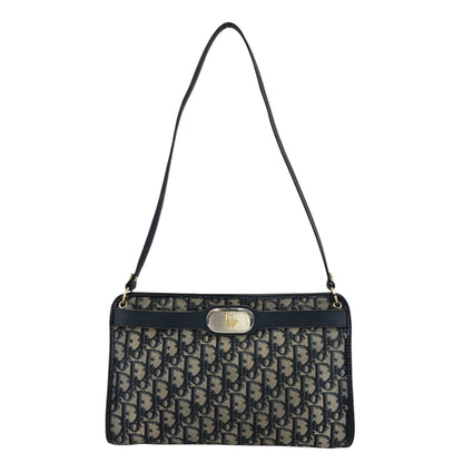 Christian Dior Trotter Logo 單肩包 海軍藍 復古 thm6uu