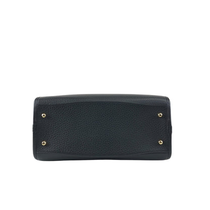 LOEWE Anagram Two-way Handbag Shoulder bag Black Vintage rz7tmx