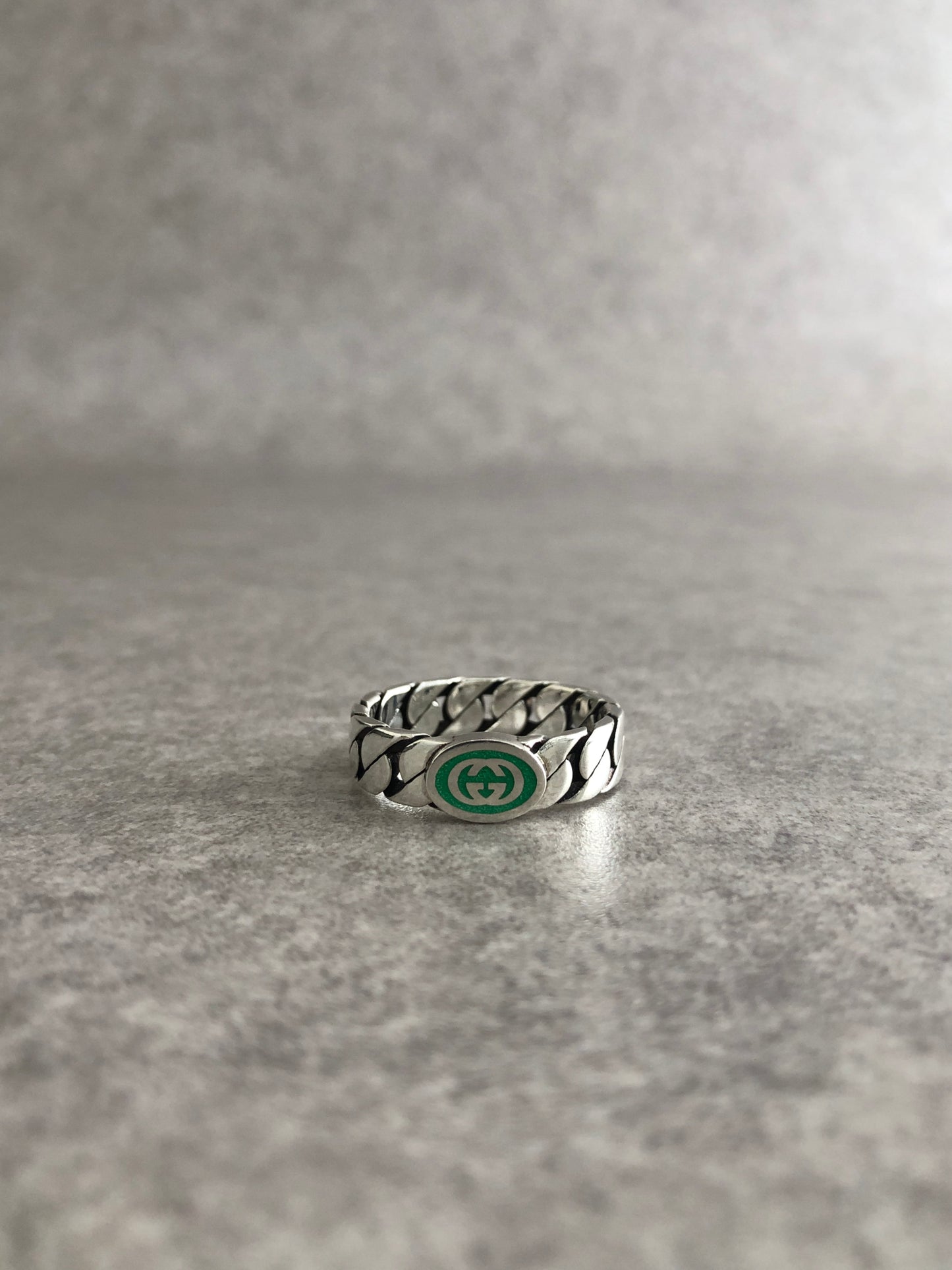 GUCCI GG Motif SILVER925 Ring Silver Vintage ns8jjn