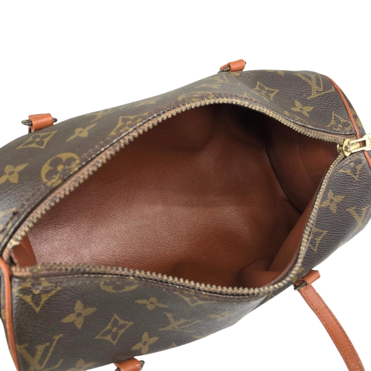LOUIS VUITTON Monogram Handbag Brown M51386 Vintage v8pnbm