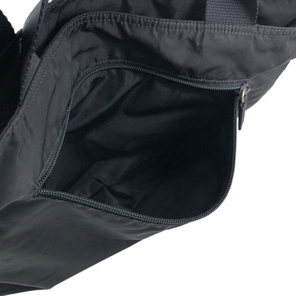 PRADA Tessuto Triangle Logo Totebag Black Vintage f5d8z2