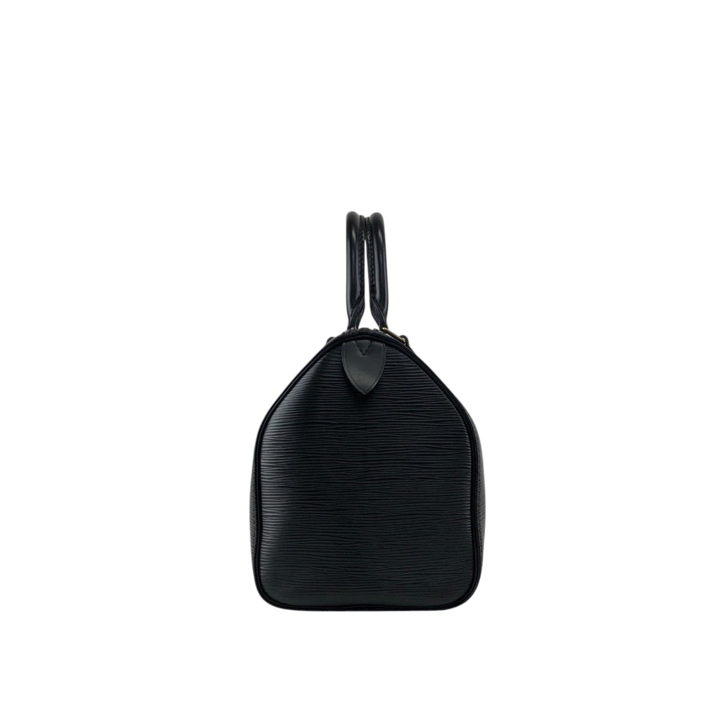 LOUIS VUITTON Epi Small Boston bag Handbag Black Vintage fd7wa4