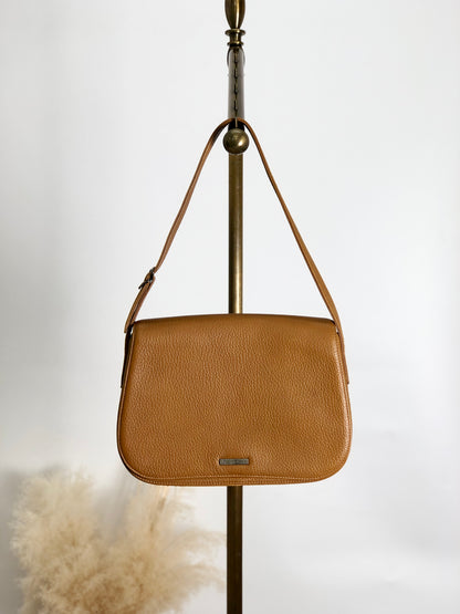 Yves Saint Laurent Logo Shoulder bag Brown Vintage 24deyg