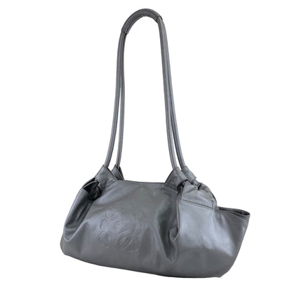 LOEWE Anagram Shoulder bag Silver Vintage 2vwcp5