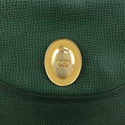 Christian Dior CD Logo Shoulder bag Green Vintage gi6xyr