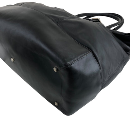 LOEWE Logo Handbag Black Vintage cs6yj7