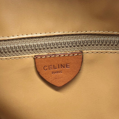 CELINE Macadam Shoulder bag Beige Vintage w86afa