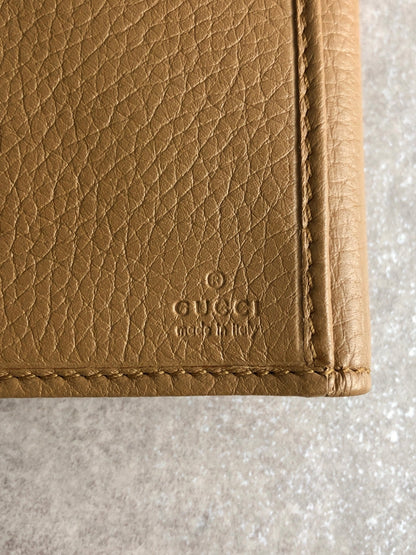 GUCCI Bamboo Long Wallet Beige Vintage kj6mc3