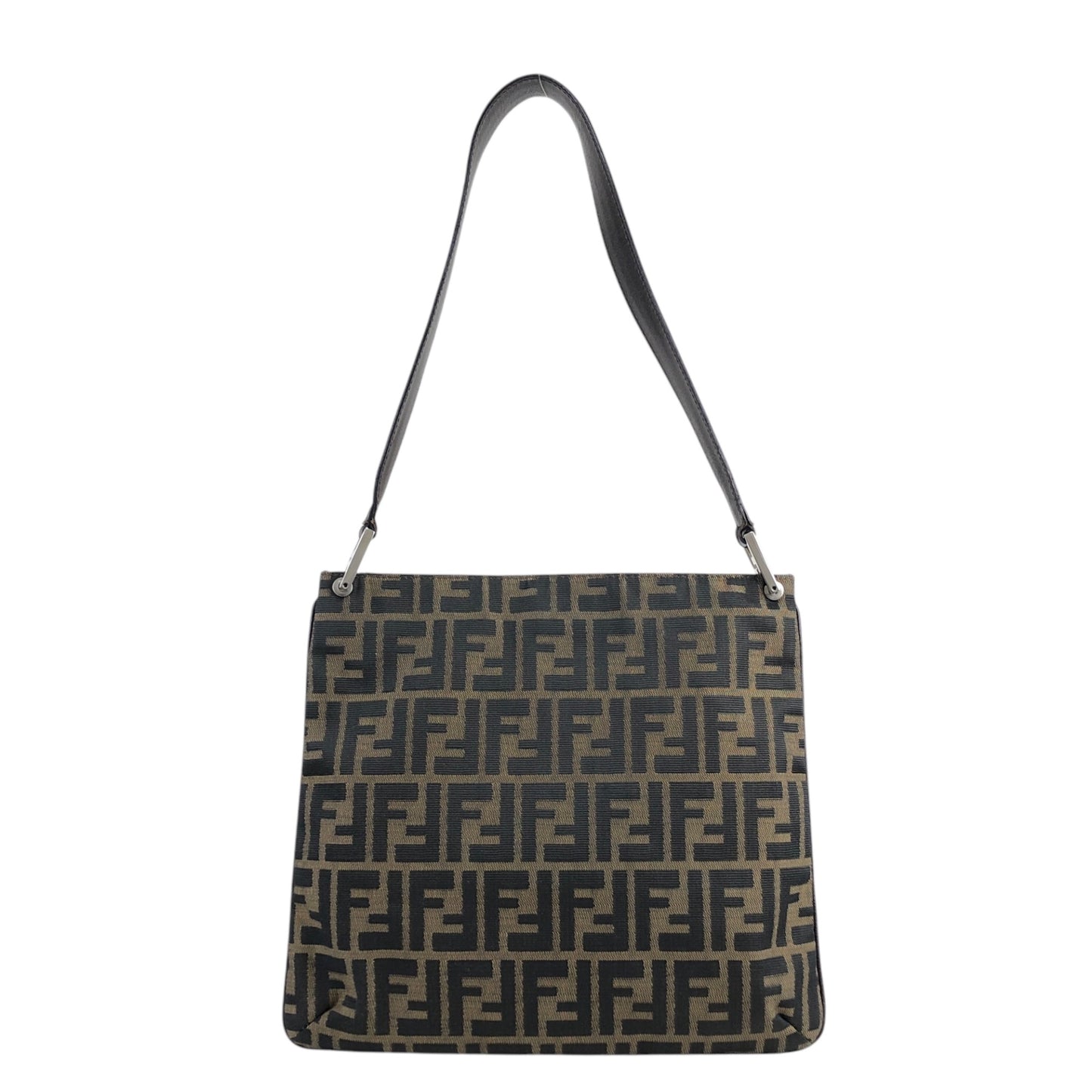 FENDI Zucca Shoulder bag Brown Vintage 3s7dpf