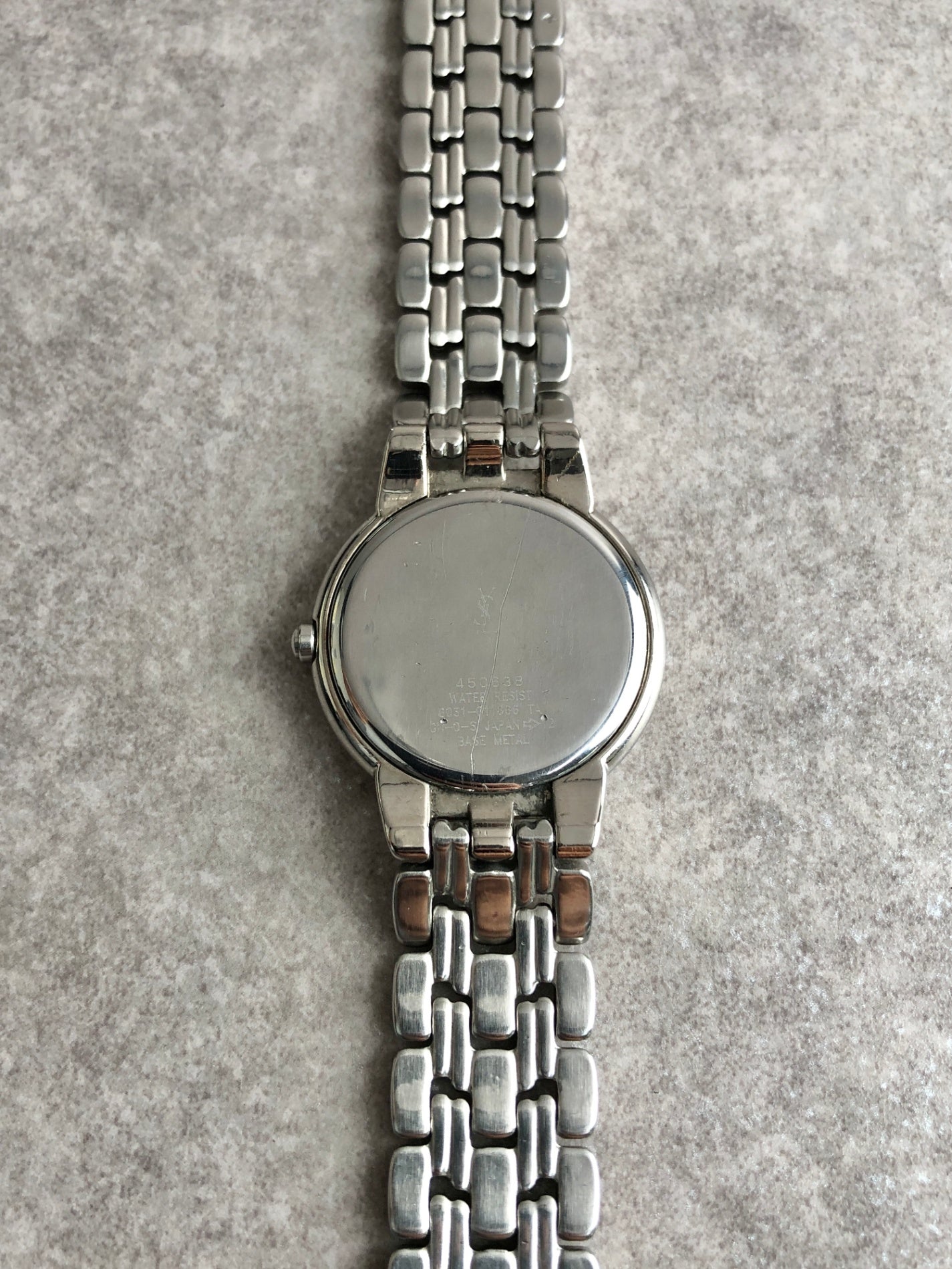 Yves Saint Laurent Quartz Watch Silver Vintage zhgbeb