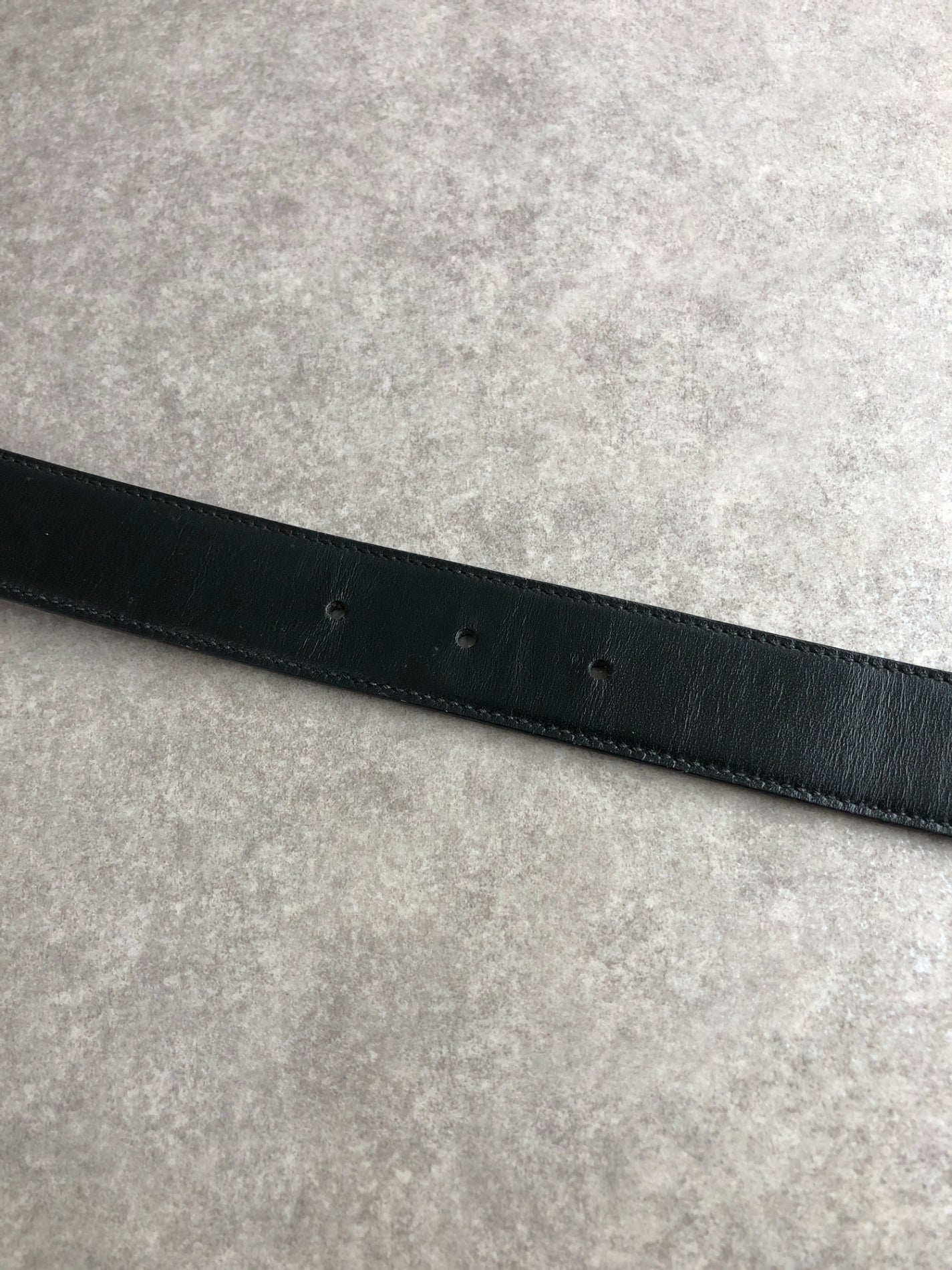 GUCCI GG Belt Black 036 1192 4964 Vintage u5arka