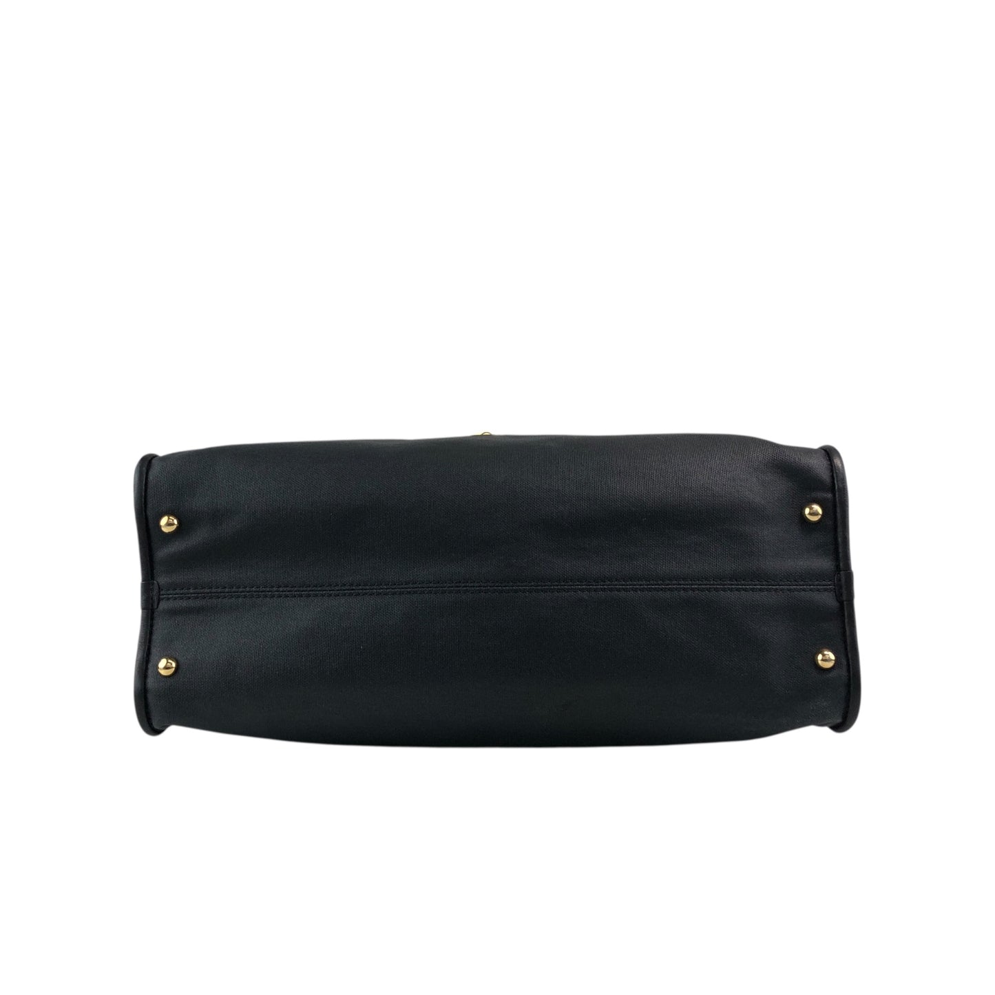 LOEWE Anagram Padlock Small Boston bag Handbag Black Vintage xazh3e