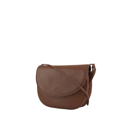 CELINE Blason Shoulder bag Brown Vintage c75hyk