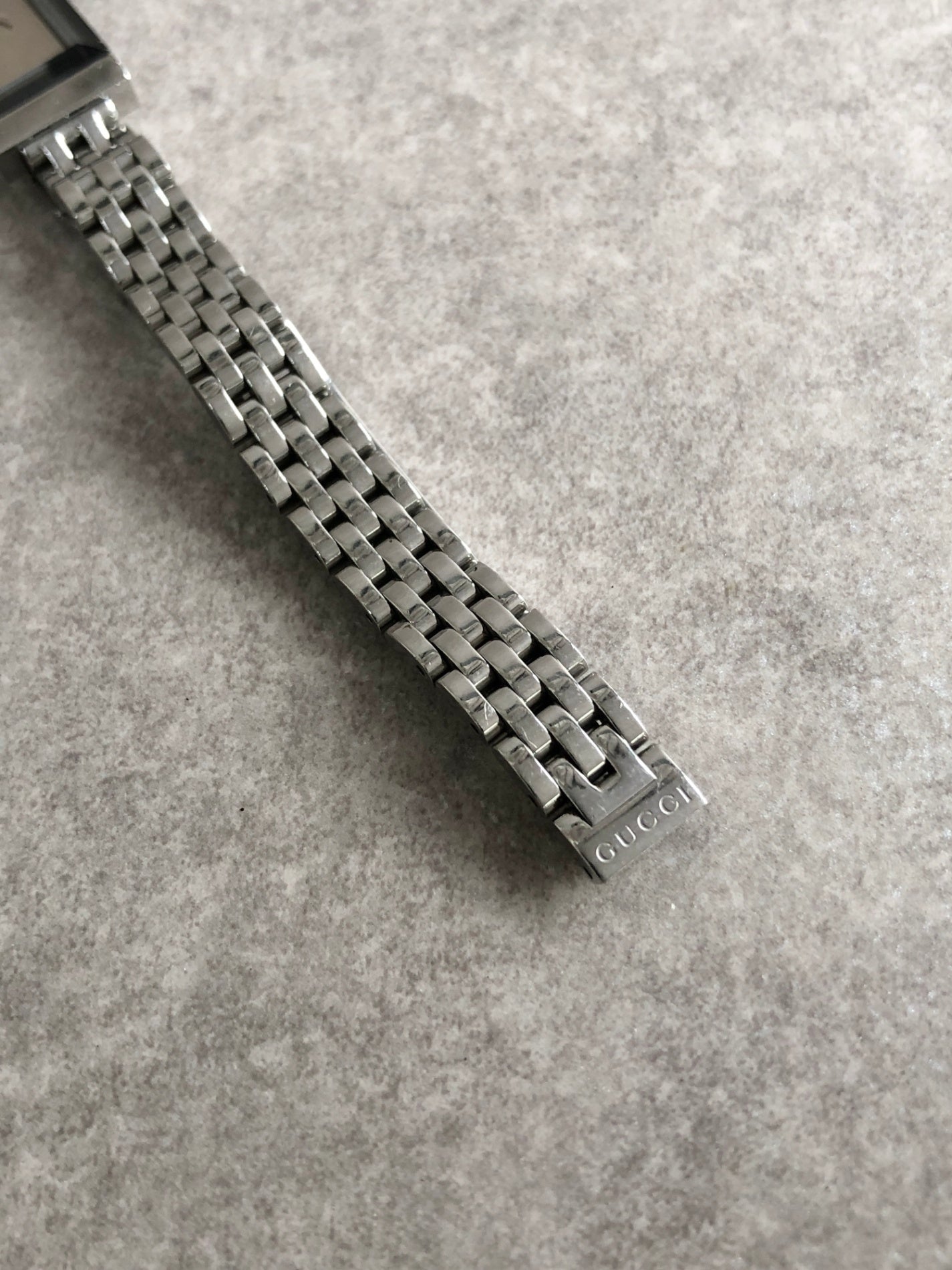 GUCCI Watch Silver 127.5 Vintage inj62x – VintageShop solo