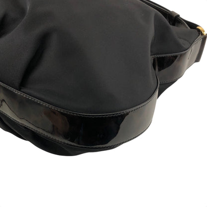 Salvatore Ferragamo Vala Ribbon Shoulder bag Black Vintage xwnsuw