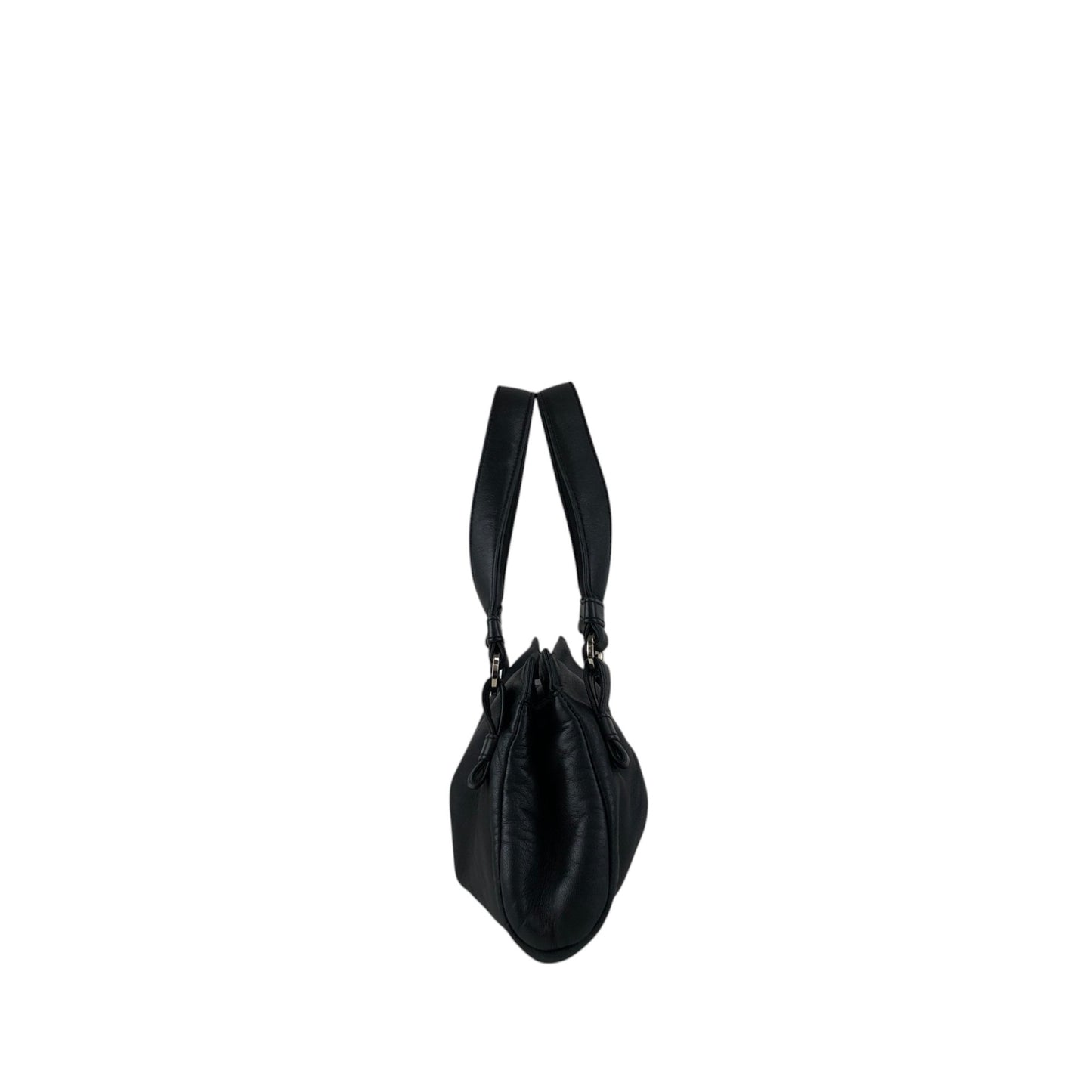 LOEWE Anagram Handbag Shoulder bag Black Vintage pk4pvs