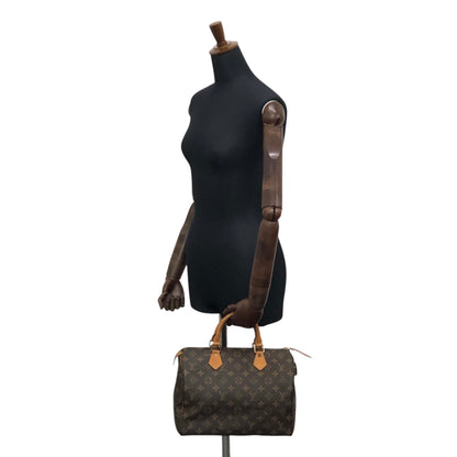 LOUIS VUITTON Monogram Small Boston bag Handbag Brown Vintage u4jnak