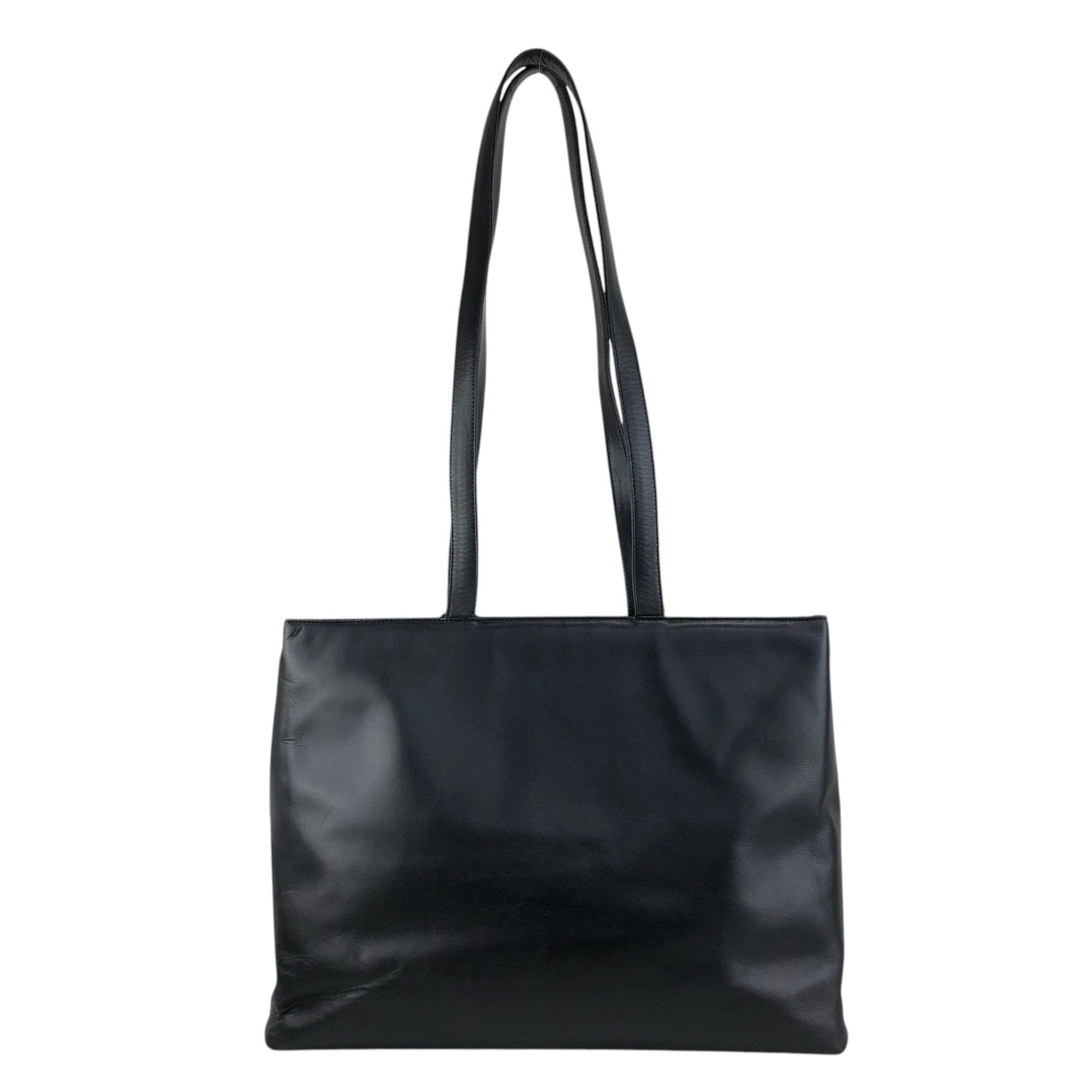 Christian Dior Logo Charm Handbag Totebag Black Vintage jimcsr