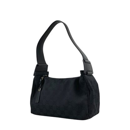 GUCCI GG Canvas Shoulder bag Black Vintage xi6jhz