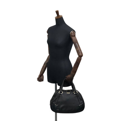 CELINE Logo Small Boston bag Handbag Black Vintage fr3ikk