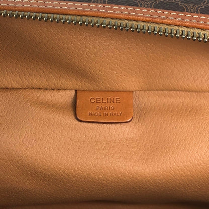 CELINE Macadam Blason Two-way Handbag Shoulder bag Vanity bag Brown Vintage vygm63