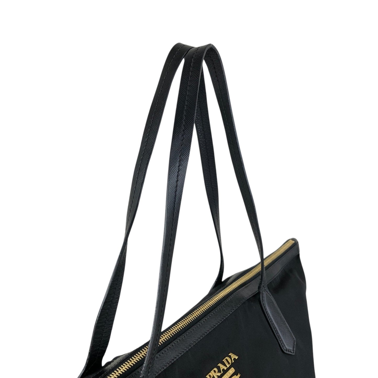 PRADA Logo Totebag Black Vintage dvcviv