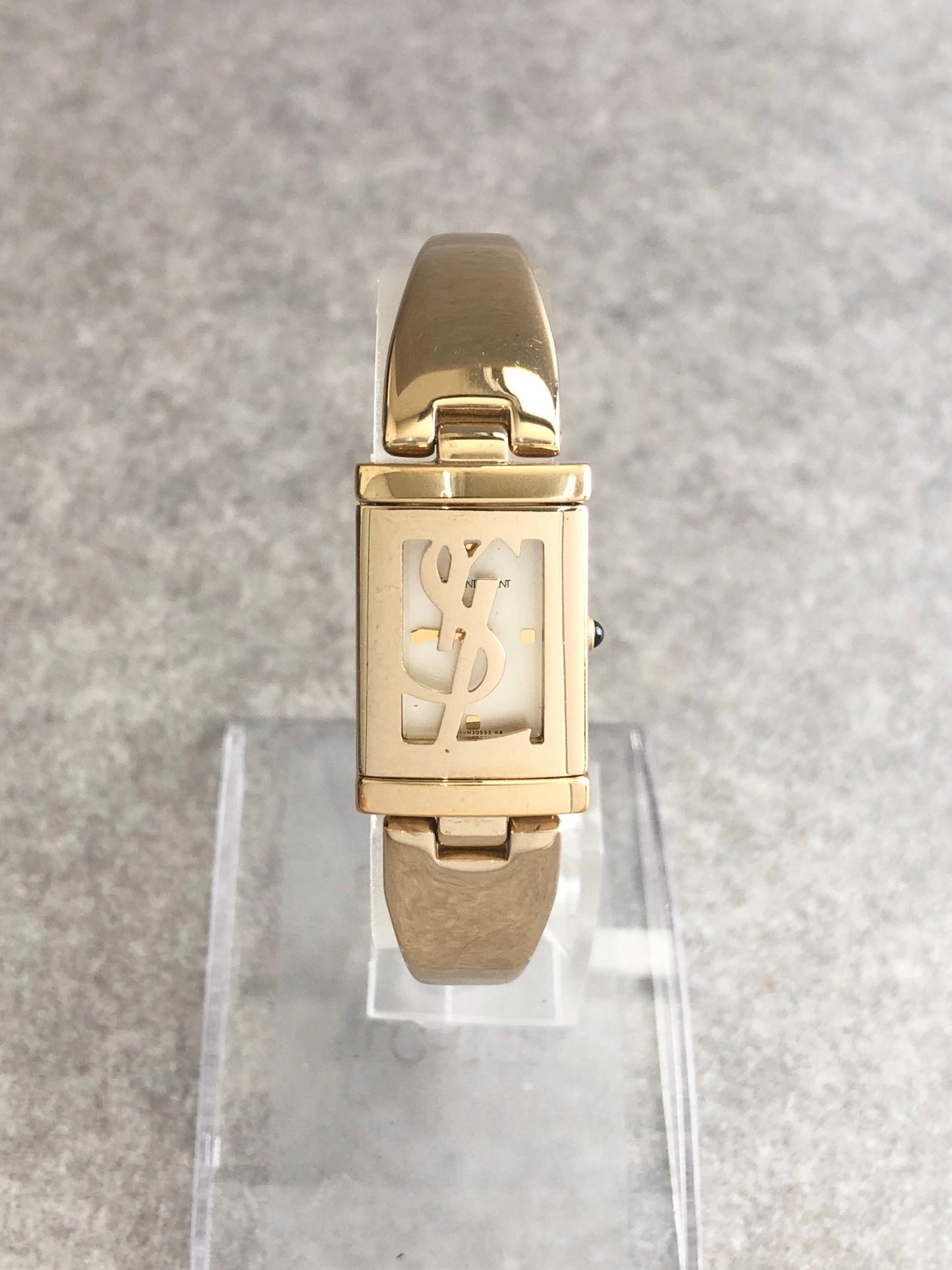Yves Saint Laurent YSL Logo Watch Gold 40th Anniversary Vintage bn7auu