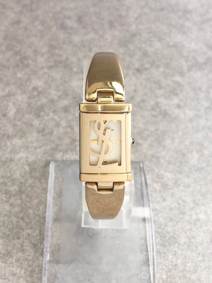 Yves Saint Laurent YSL Logo Watch Gold 40th Anniversary Vintage bn7auu