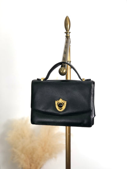 GIVENCHY 標誌手袋黑色復古 iuze2p