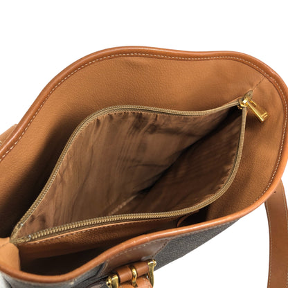 CELINE Macadam Blason Handbag  Totebag Brown Vintage ny5rrc