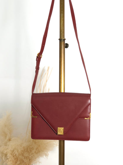 Cartier Shoulder bag Bordeaux Vintage 3m6y5t