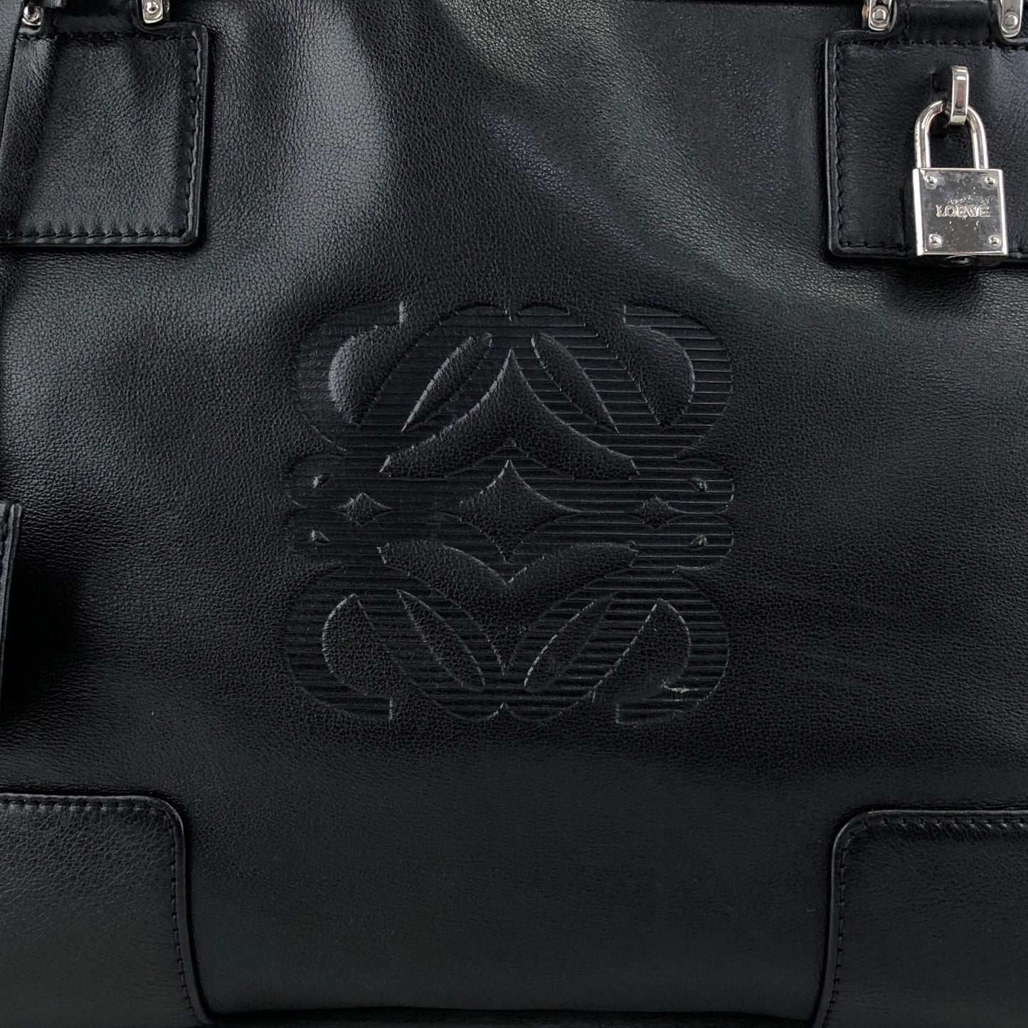 LOEWE Anagram Totebag Black Vintage hyrmur