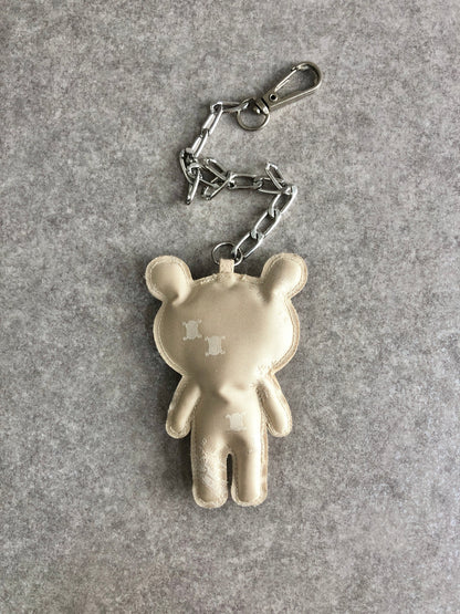 CELINE Blason Bear Motif Charm White Vintage 873dgx