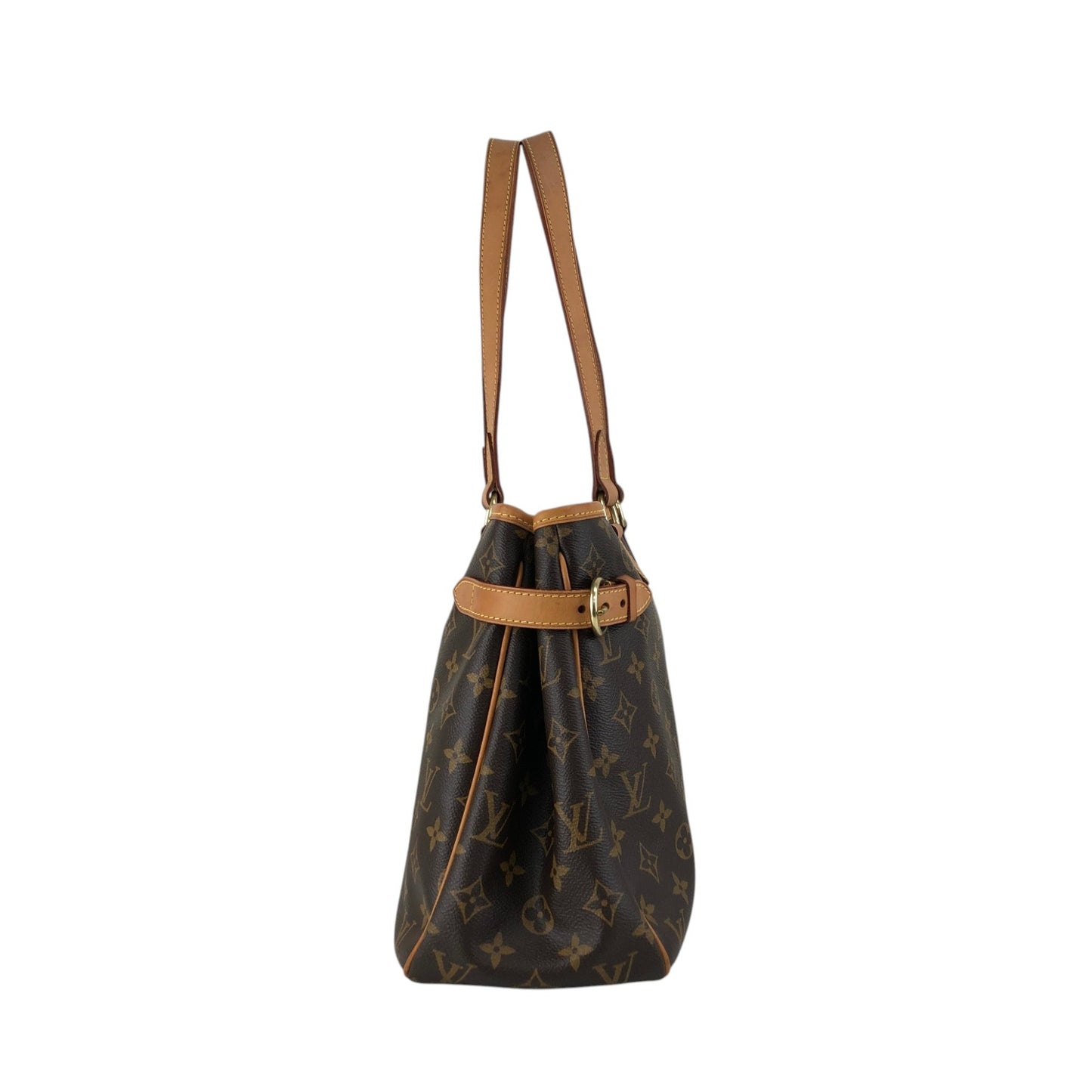 LOUIS VUITTON Monogram Handbag Batignolles Horizontal M51154 Totebag Brown Vintage f7etm4