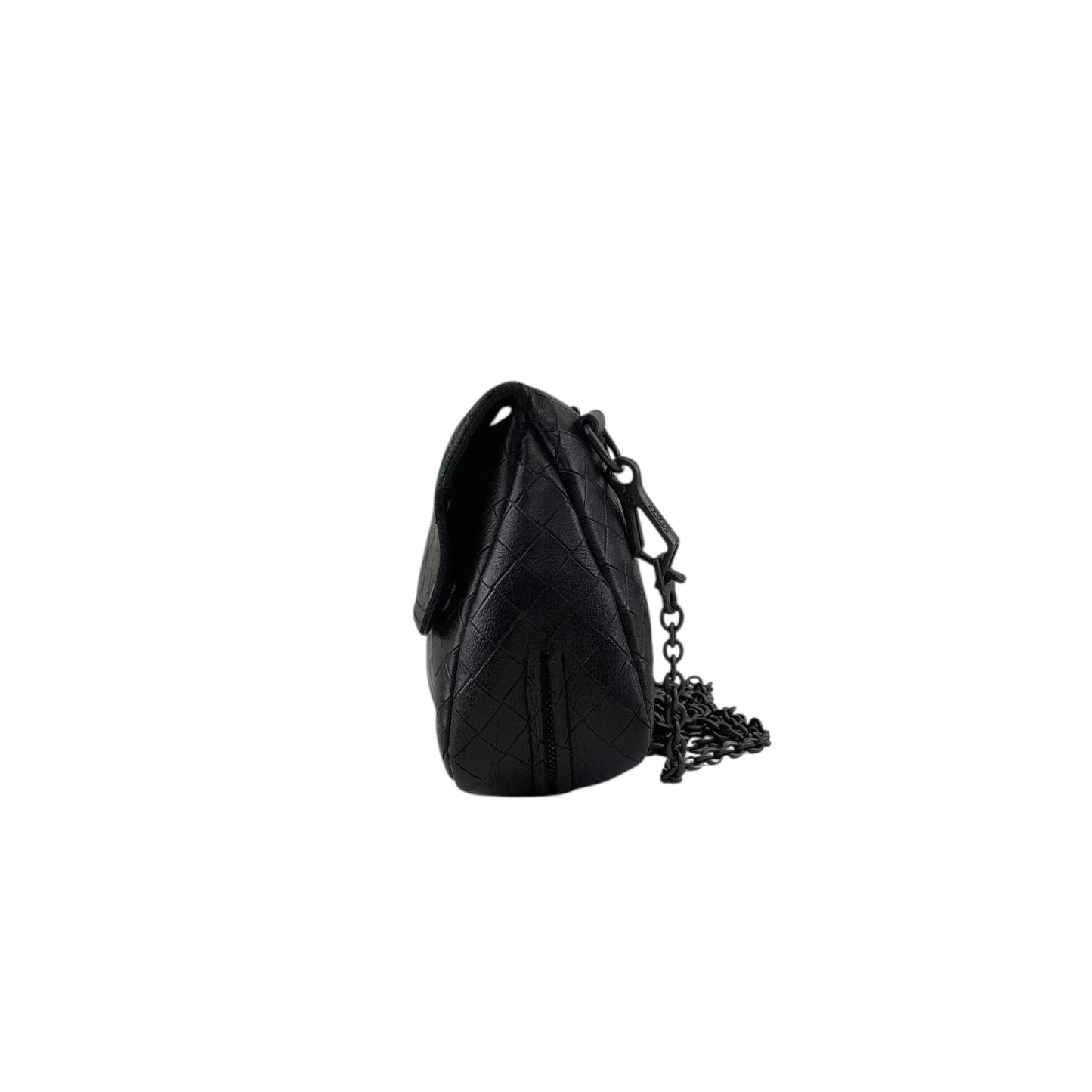 Bottega Veneta Intrecciato Chain Shoulder bag Black Vintage kgc2x6