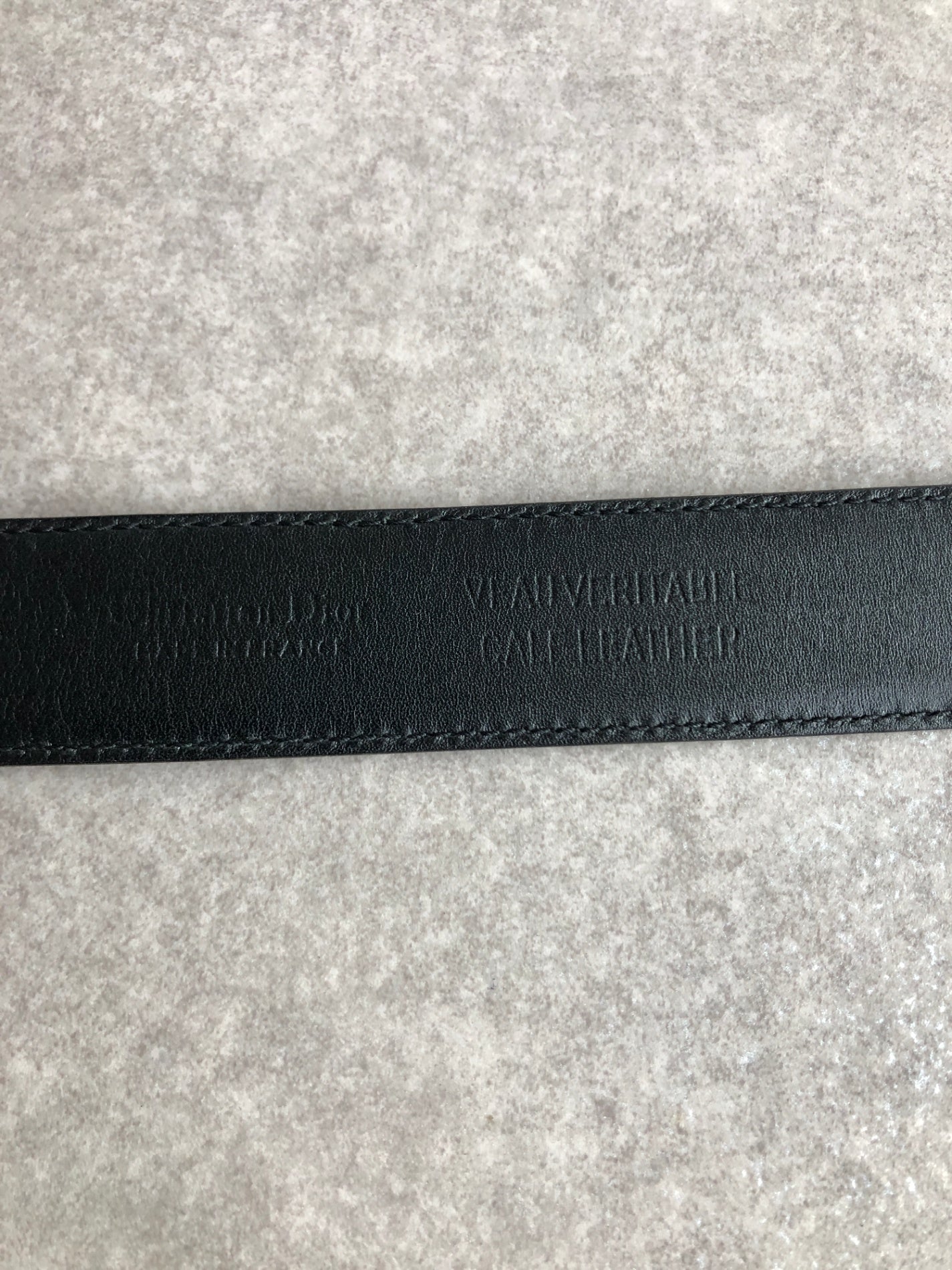Christian Dior CD Logo Belt Black Vintage 5rtg4j