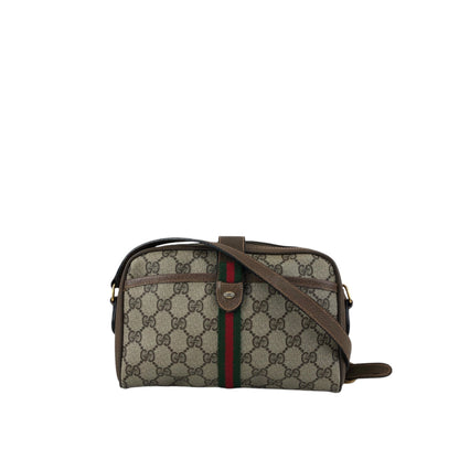 GUCCI Sherry Line Shoulder bag Beige Vintage 2xz5e8