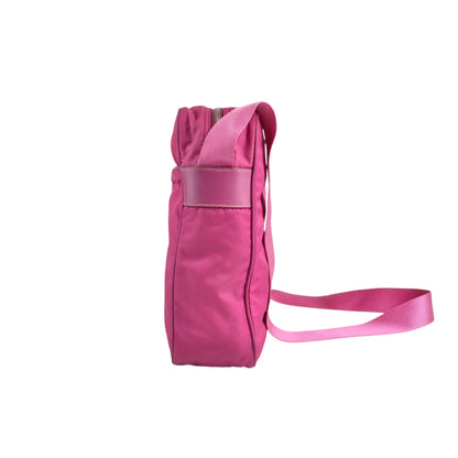PRADA Triangle Logo Shoulder bag Pink Vintage b2e8ue