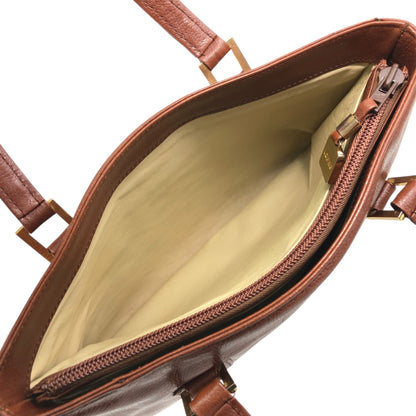 LOEWE Anagram Handbag Brown Vintage tewjne