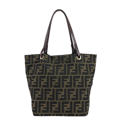 FENDI Zucca Logo Totebag Brown Vintage rb5uv5